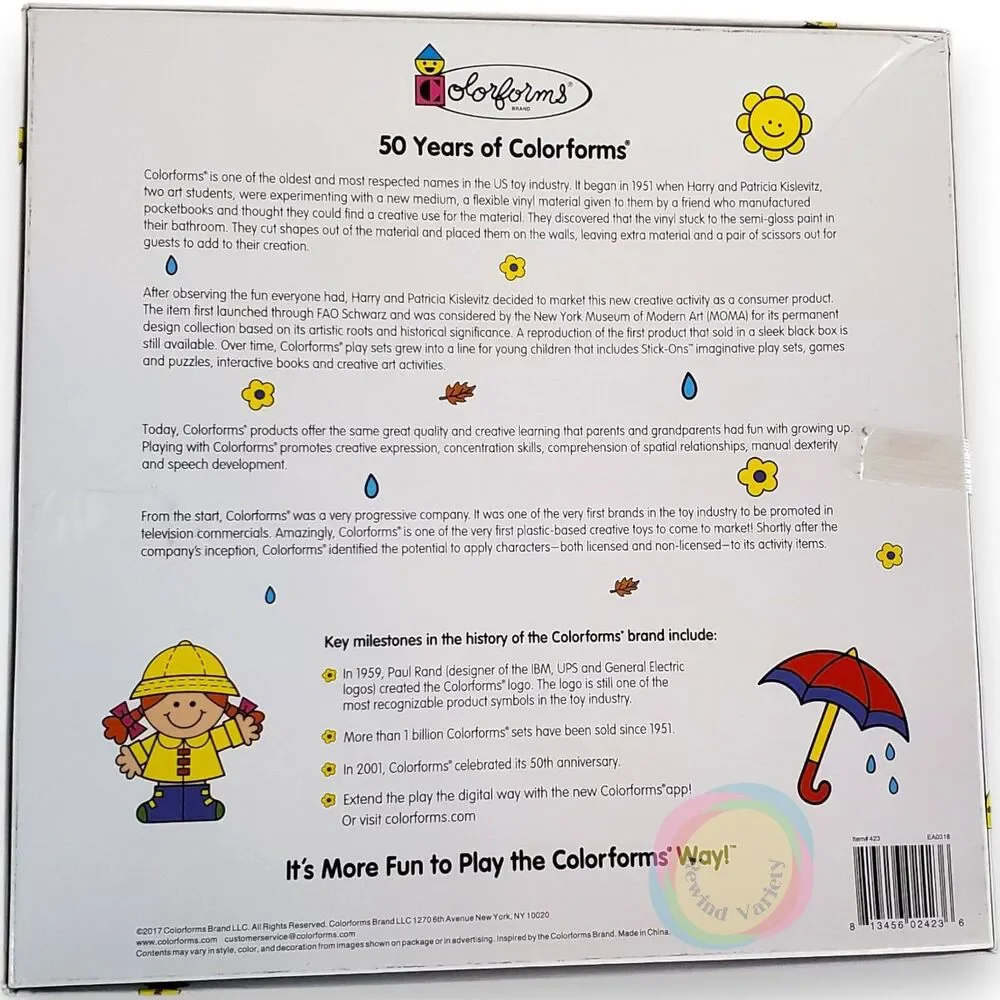 Colorforms Miss Weather Dress Up Set Complete Unused 2017